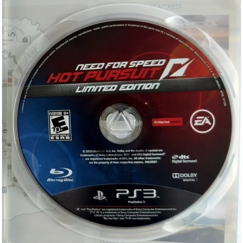 Need‎ for Speed Hot Pursuit Limited Edition - Sony PS3 - Complete CIB W/ Manual